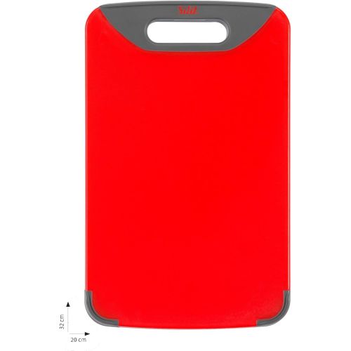  Silit 0020.7680.01 Chopping Board Anti-Bacterial Red 32 x 20 cm