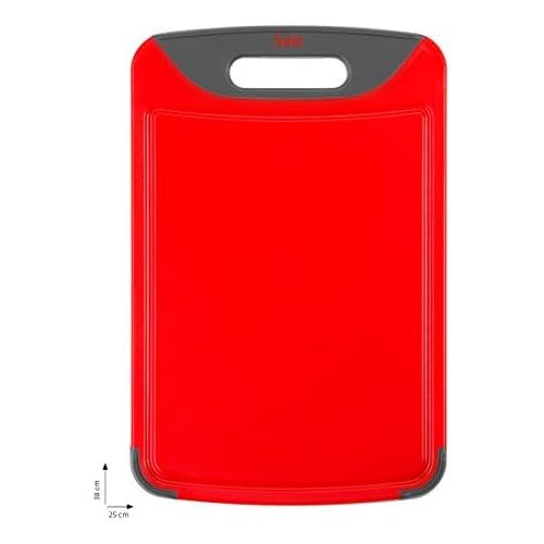  Silit 0020.7681.01 Chopping Board Anti-Bacterial Red 38 x 25 cm