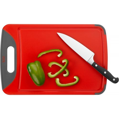  Silit 0020.7681.01 Chopping Board Anti-Bacterial Red 38 x 25 cm