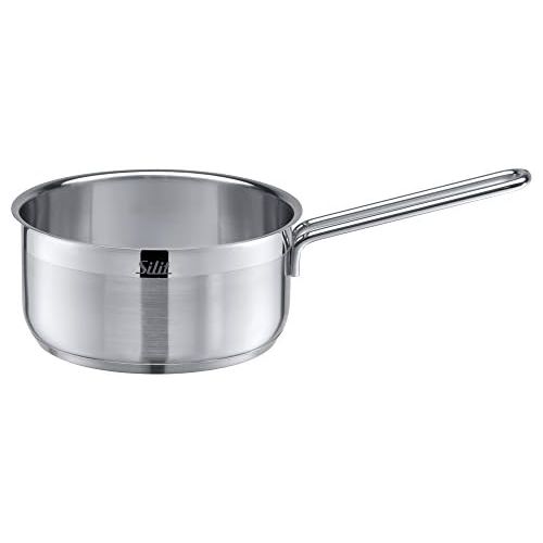  Silit Stewing Pot Diameter 16cm Approximately 1.5L Polished Agate Edge Stainless Steel Suitable for Induction Cookers Dishwasher Safe