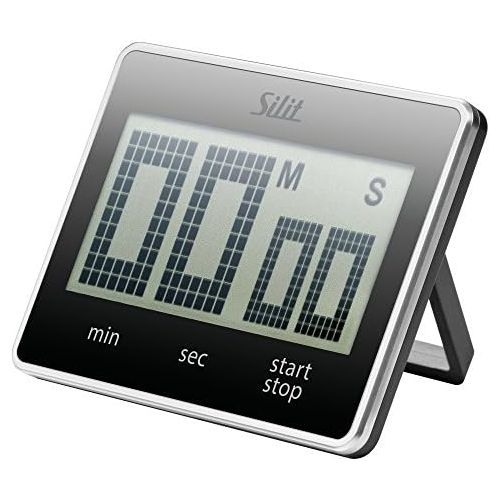  Marke: Silit Silit Attimo Digitaler Kurzzeitmesser, 9 x 7 cm, Kuechentimer, Eieruhr, Kunststoff, schwarz