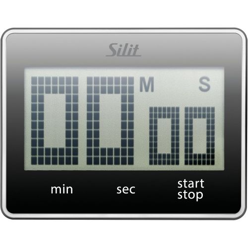  Marke: Silit Silit Attimo Digitaler Kurzzeitmesser, 9 x 7 cm, Kuechentimer, Eieruhr, Kunststoff, schwarz