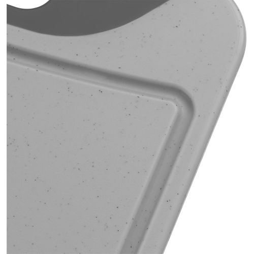  Silit 20761201 Anti-Bacterial Chopping Board with Juice Groove and 1 Handle High-Quality Plastic 45 x 30 cm