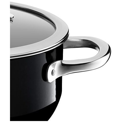  Silit 224245011 Stewing PaN D,24 CM, Passion Black