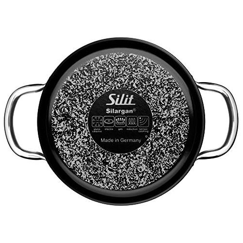  Silit 224245011 Stewing PaN D,24 CM, Passion Black