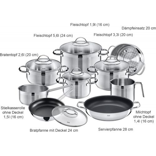  Silit Achat 23684411 10-Piece Cookware Set