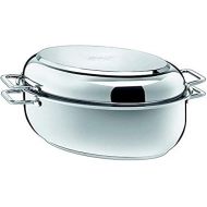 Silit 3038622211 Roaster 38 x 26 cm Oval with Lid Stainless Steel