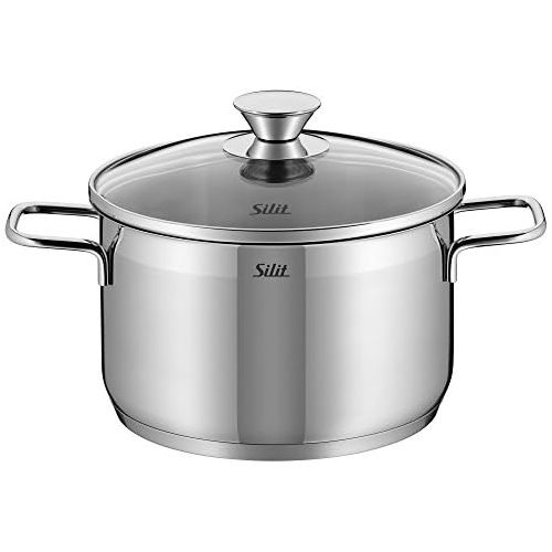  Silit Pisa Pan Set, Stainless Steel, Polished, Suitable for Induction, Cookers, Dishwasher Safe