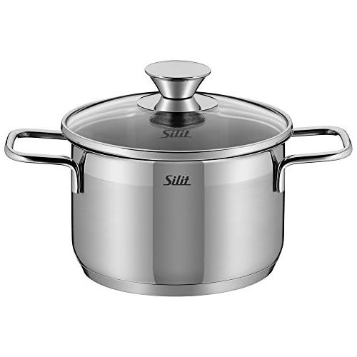  Silit Pisa Pan Set, Stainless Steel, Polished, Suitable for Induction, Cookers, Dishwasher Safe