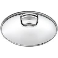 Silit Glass Lid for Wok Diameter 28 cm Metal Handle Dishwasher Safe