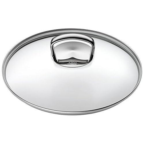  Silit Glass Lid for Wok Diameter 28 cm Metal Handle Dishwasher Safe