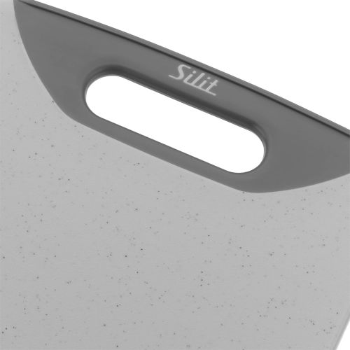  Silit 20761001 Anti-Bacterial Chopping Board with 1 Handle High-Quality Plastic 32 x 20 cm