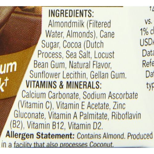  Silk Pure Almondmilk, Dark Chocolate, 8 Ounce, 18 Count, Chocolate Flavored Non-Dairy Almond Milk,...