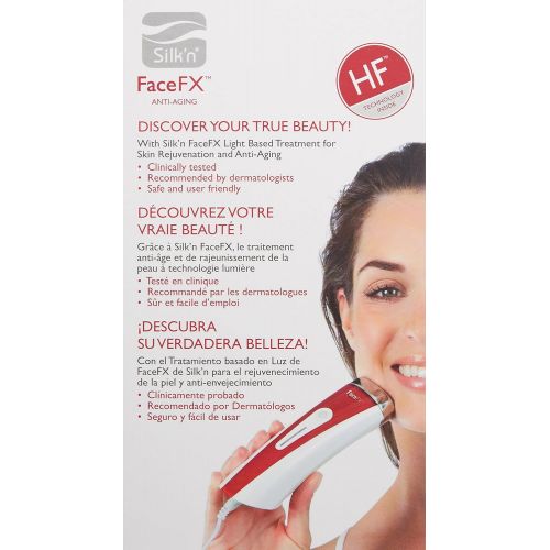  Silk’n FaceFX - At Home Anti-Aging Skin Care Device with Red Light Therapy for Bright, Smooth Skin