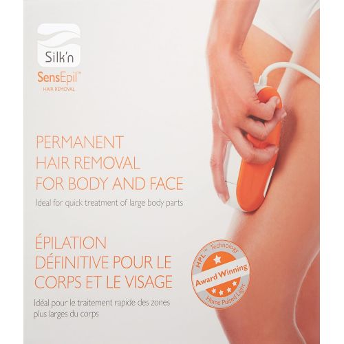  Silk’n Sensepil - Professional Grade, At Home Permanent Hair Removal Device for Women and Men