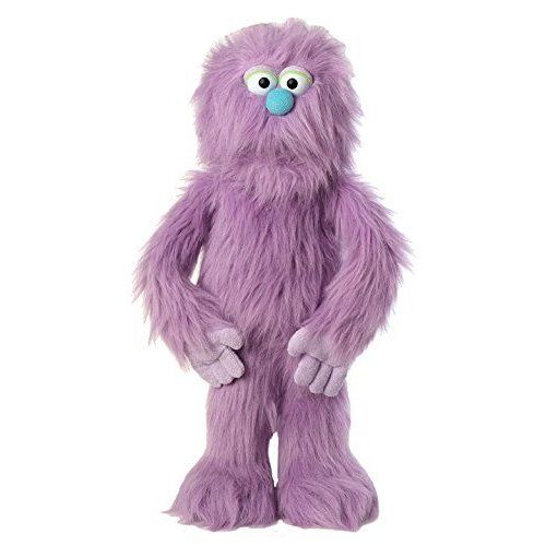  Silly Puppets Purple Monster Puppet, Full Body Ventriloquist Style Puppet, 70cm