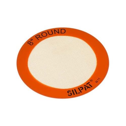  Silpat The Original Round Cake Liner Non-Stick Silicone Baking Mat, 8