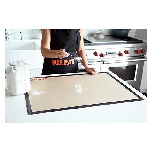  Silpat Roul' Pat Perfect Pastry Jumbo Size Non-Stick Silicone Countertop Workstation Mat, 23