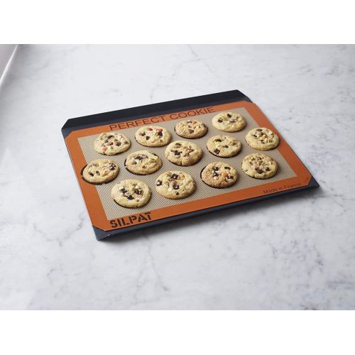  Silpat Perfect Cookie Non-Stick Silicone Baking Mat, 11-5/8 x 16-1/2: Kitchen & Dining