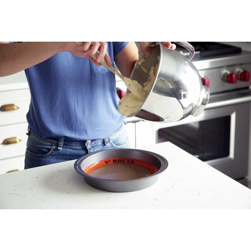  Silpat AH-222-02 Round Cake Liner Non-Stick Silicone Baking Mat, 9 (Pack of 2): Kitchen & Dining