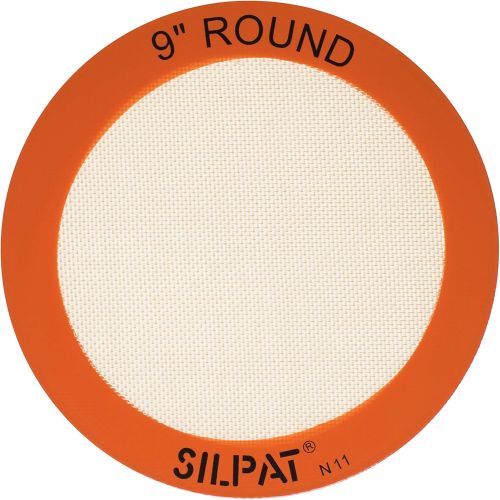  Silpat AH-222-02 Round Cake Liner Non-Stick Silicone Baking Mat, 9 (Pack of 2): Kitchen & Dining