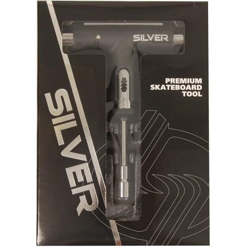  Silver Premium All-in-One Multi Function Ratchet Skate Tool