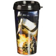 Silver Buffalo SE0587 Disney Star Wars Episode 7 Captain Phasma Plastic Travel Mug, 16-Ounces