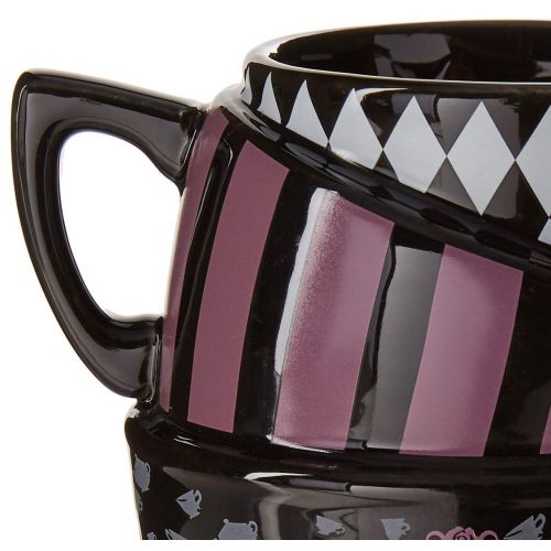 디즈니 Silver Buffalo AW8295B Disneys Alice in Wonderland Sculpted Mug, Multicolor