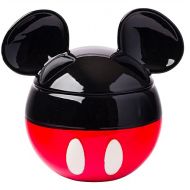 Silver Buffalo Disney Mickey Mouse Icon Sculpted 3D Hand Painted Ceramic Snack Cookie Jar (Small)