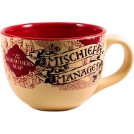 [아마존베스트]Silver Buffalo Harry Potter The Prisoner of Azkaban Mischief Managed Ceramic Soup Mug, 24-Ounces