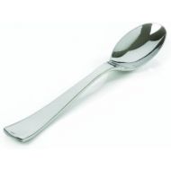 Silver Secrets Fineline Settings Serving Utensils-Bulk Serving Spoon, Silver 60 Pieces
