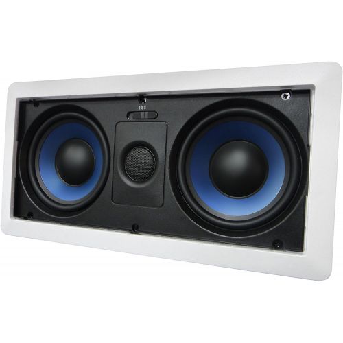  Silver Ticket Products 5252W Silver Ticket in-Wall Speaker with Pivoting Tweeter (Dual 5.25 Inch in-Wall Center Channel)