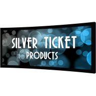 Silver Ticket Products STC-125-WAB Silver Ticket Curved Frame 2.35:1 4K Ultra HD Ready Cinema Format (6 Piece Fixed Frame) Projector Screen (2.35:1, 125, Woven Acoustic Material)