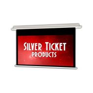 Silver Ticket Products SIE-169120 Silver Ticket 16:9 4K Ultra HD Ready HDTV In-Ceiling Electric Projector Screen (16:9, 120, White Material)