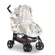 SilverCoat is a Heat Blocking and Sun Reflective All-Weather Cover for The Baby Stroller Body which...