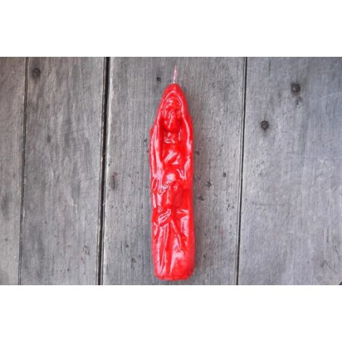  SilverCrow Red Figural Santisima Muerte Candle - Santa Muerte Candle (S-006)