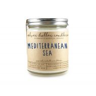 /SilverDollarCandleCo Mediterranean Sea Candle - Scented Candle - 8oz - Soy Candle - Scented Candles - Candles, Candle - Gift for Her, Handmade Candle, soy wax