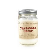 SilverDollarCandleCo 16oz Christmas Cheer Scented Candle, Festive Gifts, Mason Jar, Christmas for her, Stocking Stuffers, Secret Santa, Holiday Candle, Nutmeg