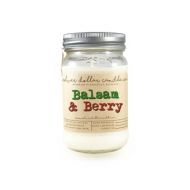 SilverDollarCandleCo Balsam & Berry 16oz Scented Candle, Christmas candles, Fall Decor, Mason Jar Candles, Winter scents, Thanksgiving gift, christmas gift ideas