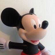 SilverGoldFindings MICKEY MOUSE Toy Figure~7 Inches Tall~Pose-able~Cartoon Character~Excellent Condition~Highly Collectible~Vintage Walt Disney Mouse~