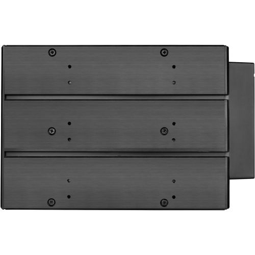  SilverStone Technology SilverStone SST-FS304B - 4 Bay Aluminium Trayless Hot Swap Mobile Rack Backplane with Fan and Lock for SAS/SATA HDD, Black