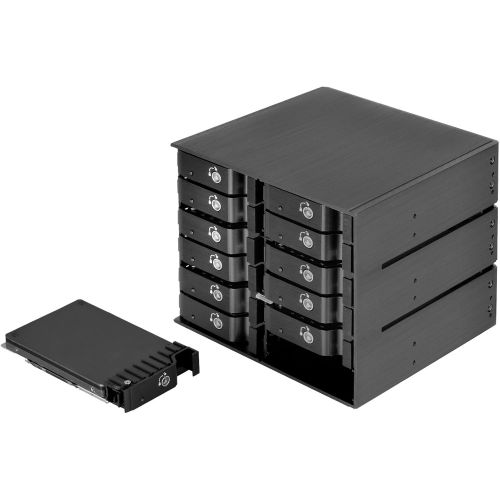  SilverStone Technology RL-FS212B Front Bay Hot-Swapable Hard Drive Enclosure