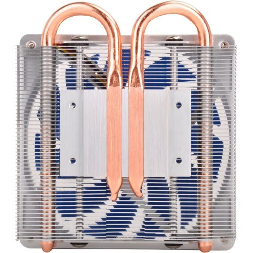  SilverStone Technology Silverstone Tek Low-Profile Heatsink CPU Cooler with 92mm PWM Fan, Two 6mm Heat Pipes, Intel LGA115511561150 and AMD AM2AM3FM1FM2 AR05