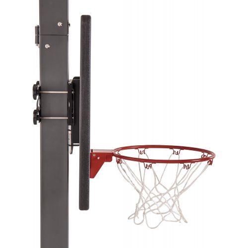  Silverback Junior Youth 33 Basketball Hoop with Lock ‘n Rock Mounting Technology Mounts to Round and Vertical Poles, Black (B8410W)