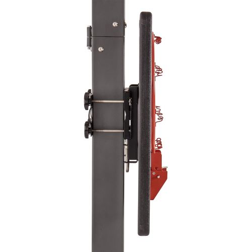  Silverback Junior Youth 33 Basketball Hoop with Lock ‘n Rock Mounting Technology Mounts to Round and Vertical Poles, Black (B8410W)