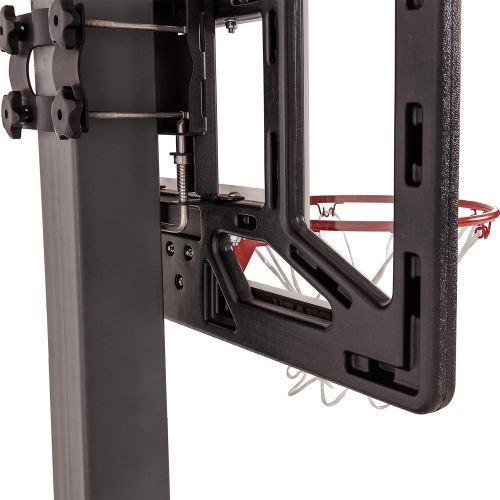  Silverback Junior Youth 33 Basketball Hoop with Lock ‘n Rock Mounting Technology Mounts to Round and Vertical Poles, Black (B8410W)