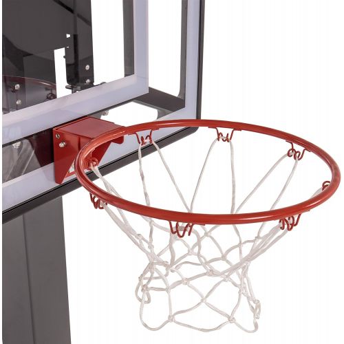  Silverback Junior Youth 33 Basketball Hoop with Lock ‘n Rock Mounting Technology Mounts to Round and Vertical Poles, Black (B8410W)