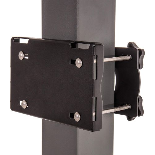  Silverback Junior Youth 33 Basketball Hoop with Lock ‘n Rock Mounting Technology Mounts to Round and Vertical Poles, Black (B8410W)