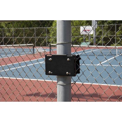  Silverback Junior Youth 33 Basketball Hoop with Lock ‘n Rock Mounting Technology Mounts to Round and Vertical Poles, Black (B8410W)