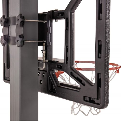  Silverback Junior Youth 33 Basketball Hoop with Lock ‘n Rock Mounting Technology Mounts to Round and Vertical Poles, Black (B8410W)